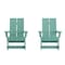 Flash Furniture Sea Foam Modern Poly Resin Adirondack Rockers, 2PK JJ-C14709-SFM-2-GG - alternate 3